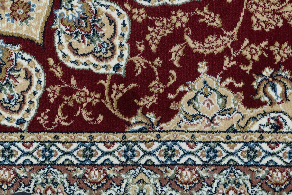 Ancient Garden 57090-1484 Red Area Rug