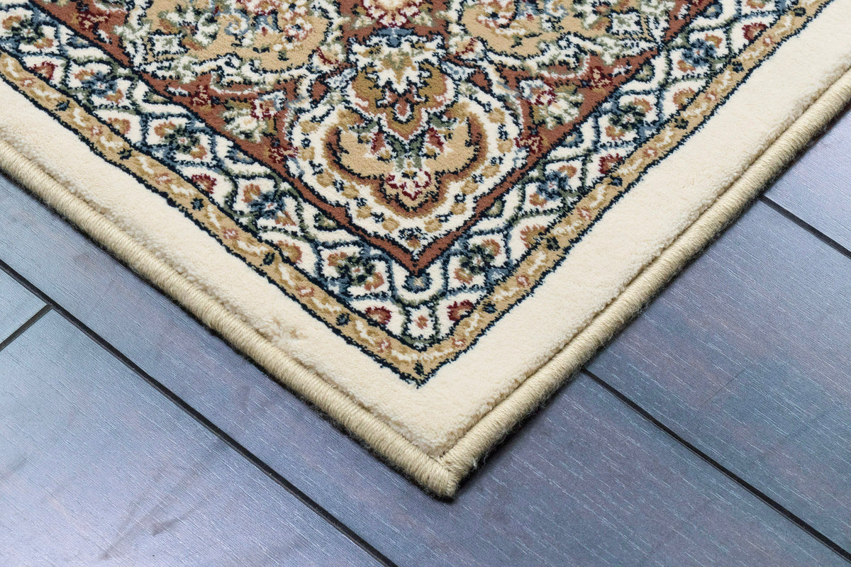 Ancient Garden 57090-6484 Ivory Area Rug