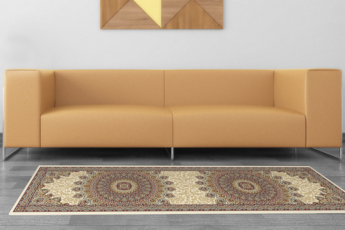 Ancient Garden 57090-6484 Ivory Area Rug