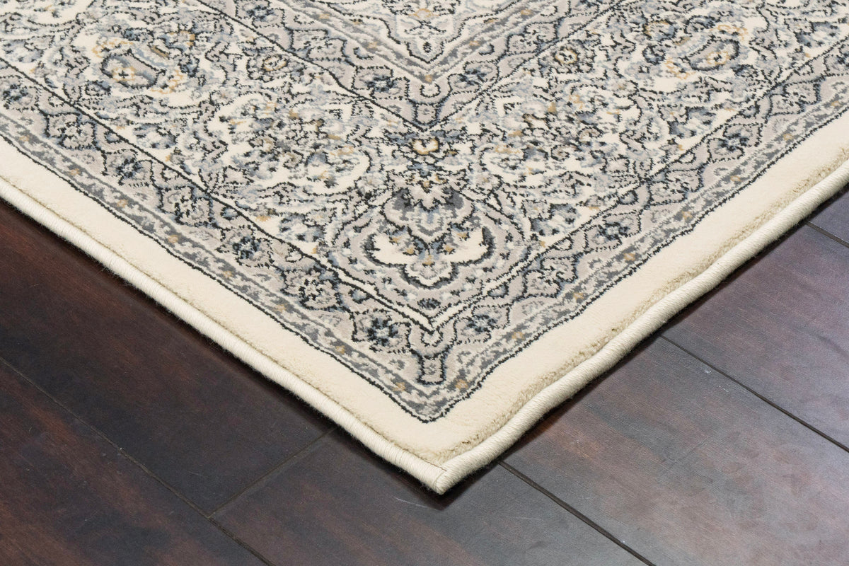Ancient Garden 57090-6666 Cream/Grey Area Rug