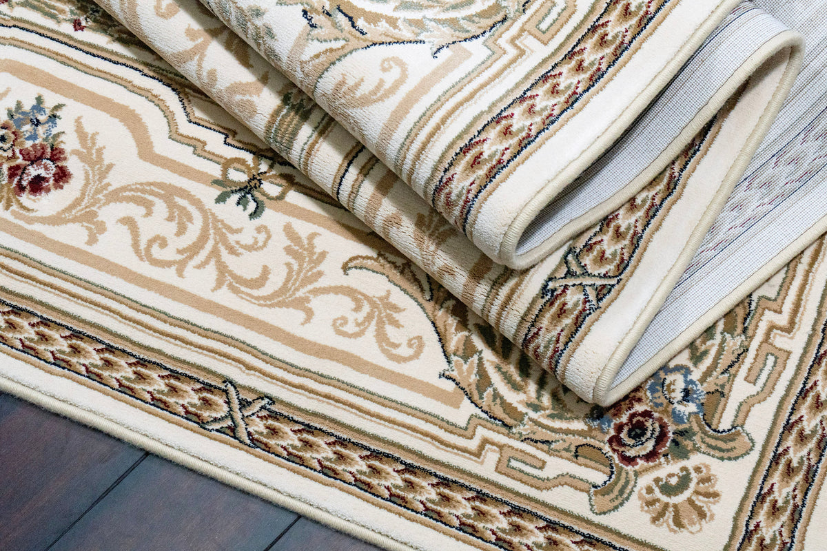 Ancient Garden 57091-6464 Ivory Area Rug