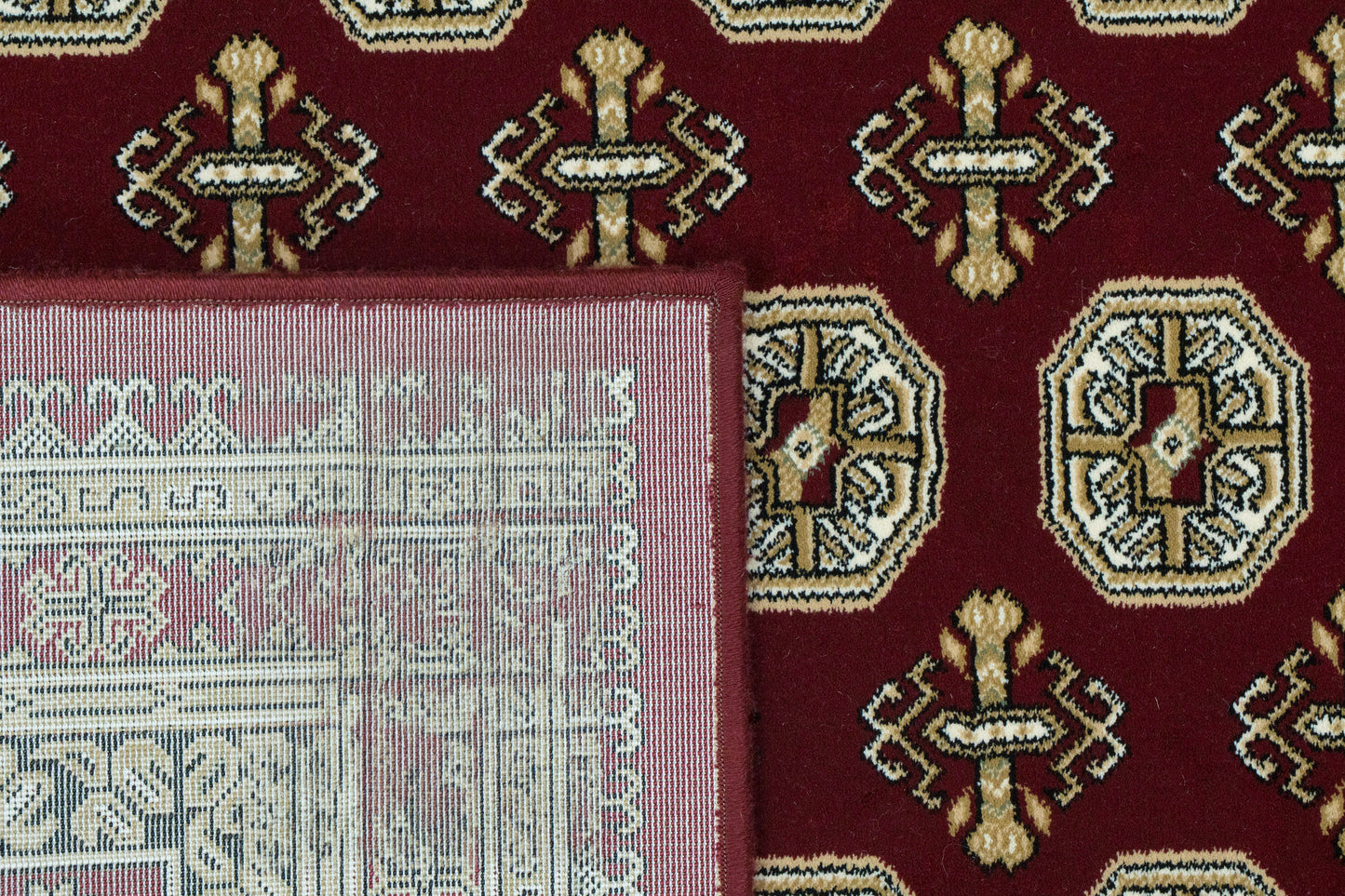 Ancient Garden 57102-1293 Red/Beige Area Rug