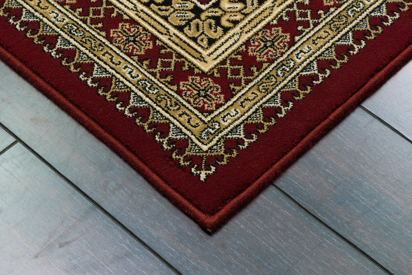 Ancient Garden 57102-1293 Red/Beige Area Rug