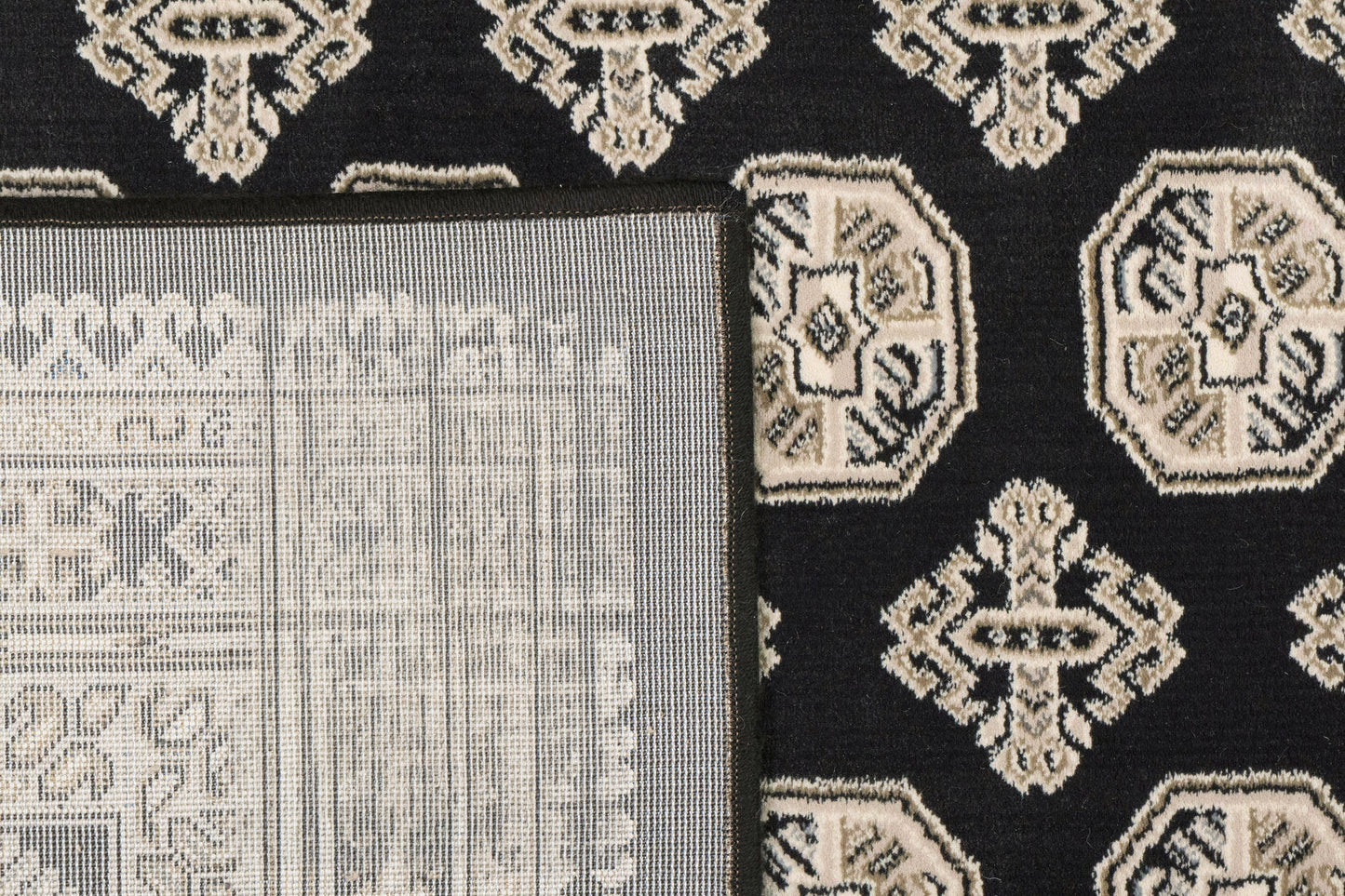 Ancient Garden 57102-3636 Charcoal/Silver Area Rug