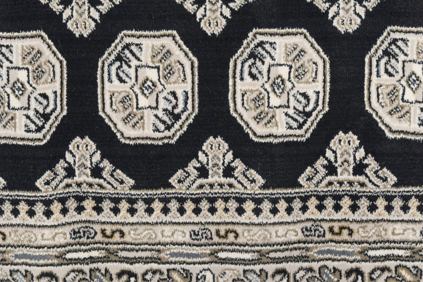 Ancient Garden 57102-3636 Charcoal/Silver Area Rug