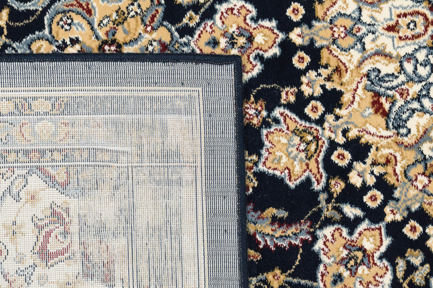 Ancient Garden 57119-3434 Blue/Ivory Area Rug