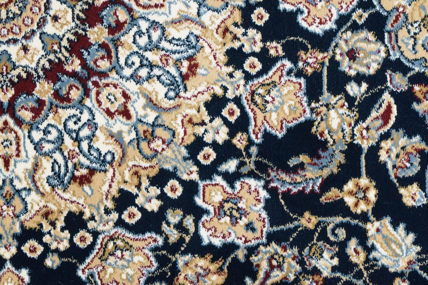 Ancient Garden 57119-3434 Blue/Ivory Area Rug