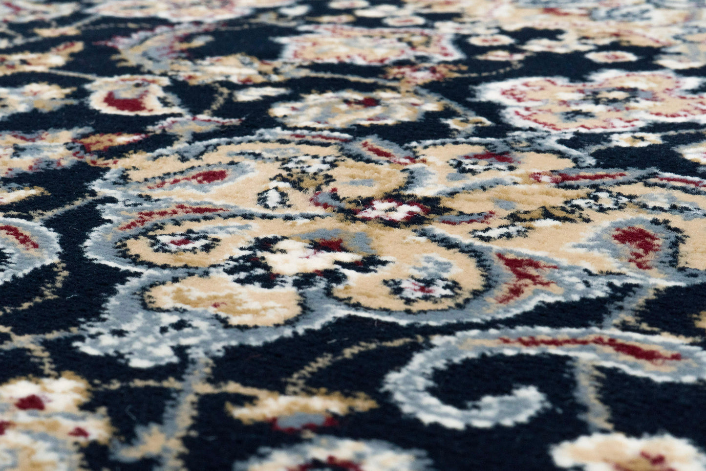 Ancient Garden 57119-3434 Blue/Ivory Area Rug