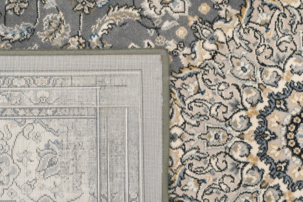Ancient Garden 57119-5666 Grey/Cream Area Rug
