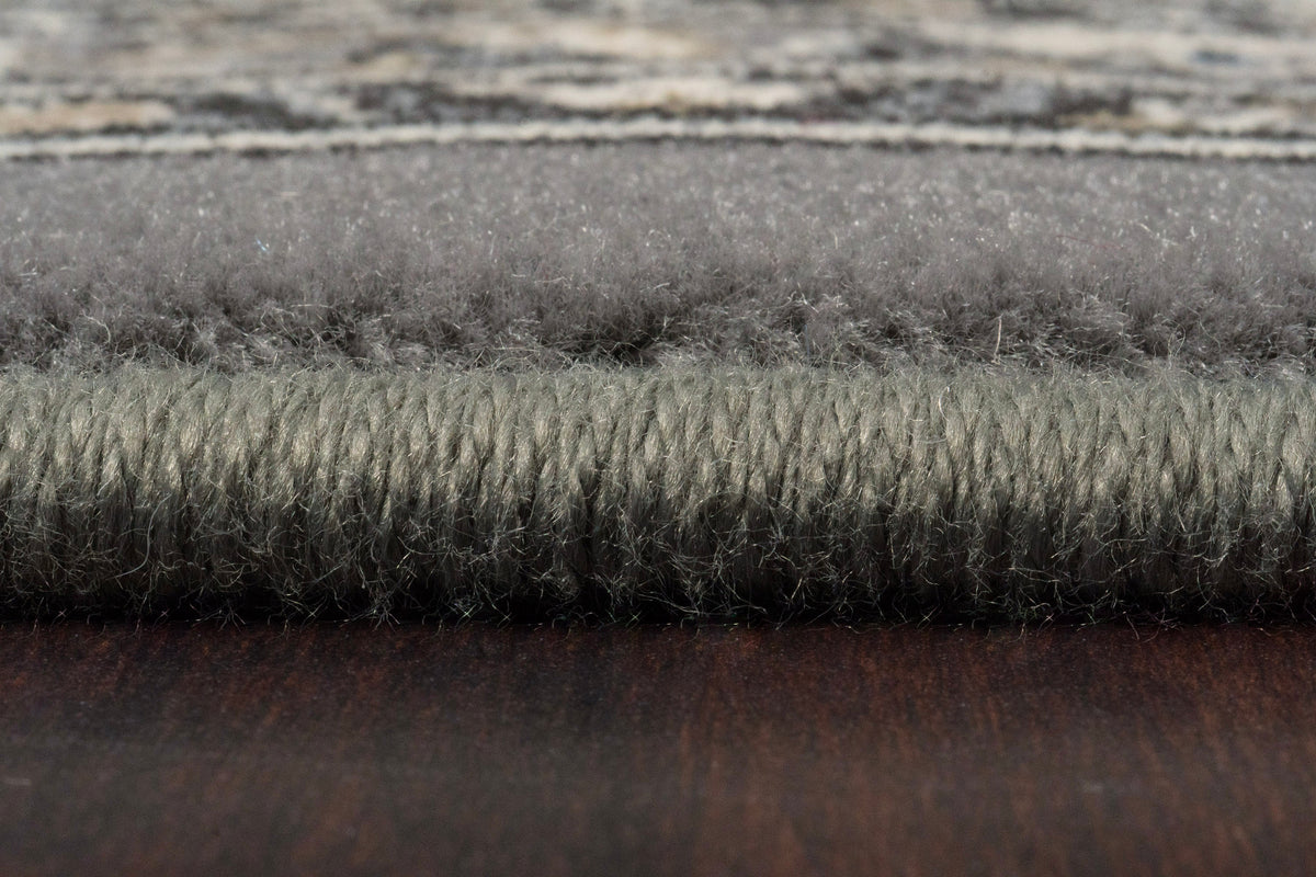 Ancient Garden 57119-5666 Grey/Cream Area Rug