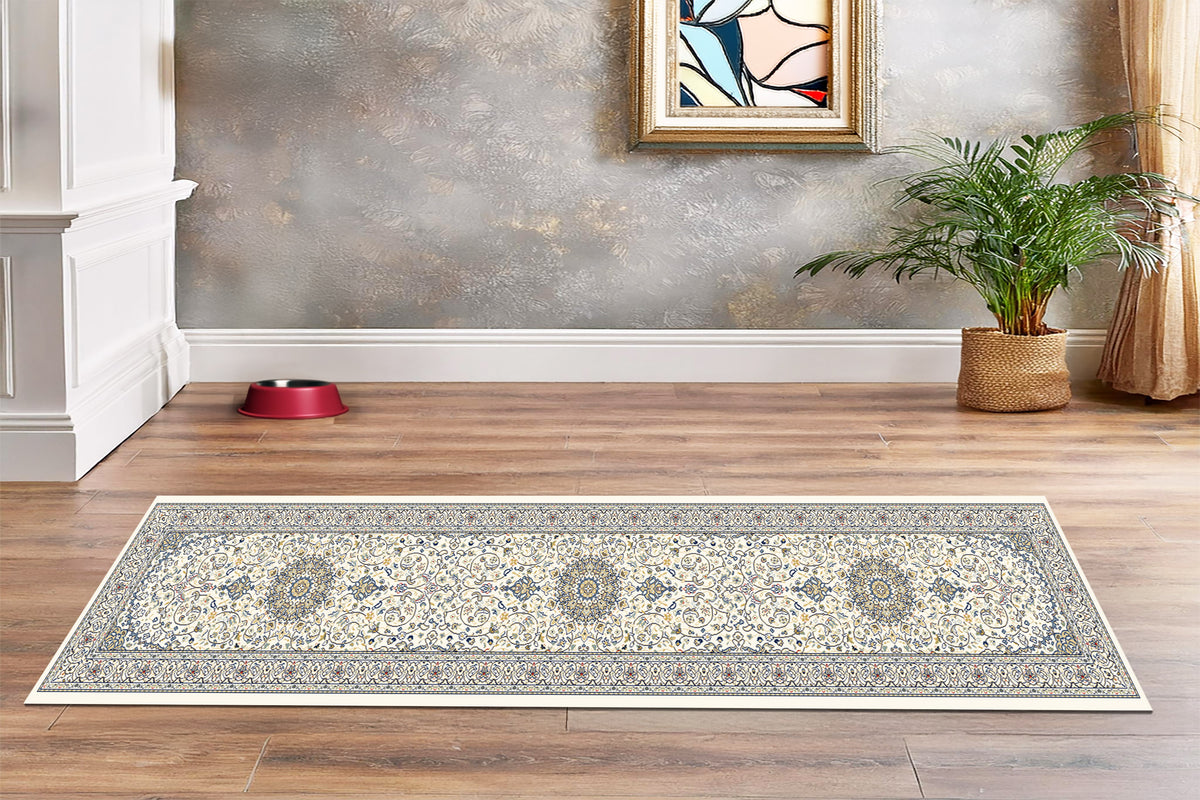 Ancient Garden 57119-6464 Ivory Area Rug