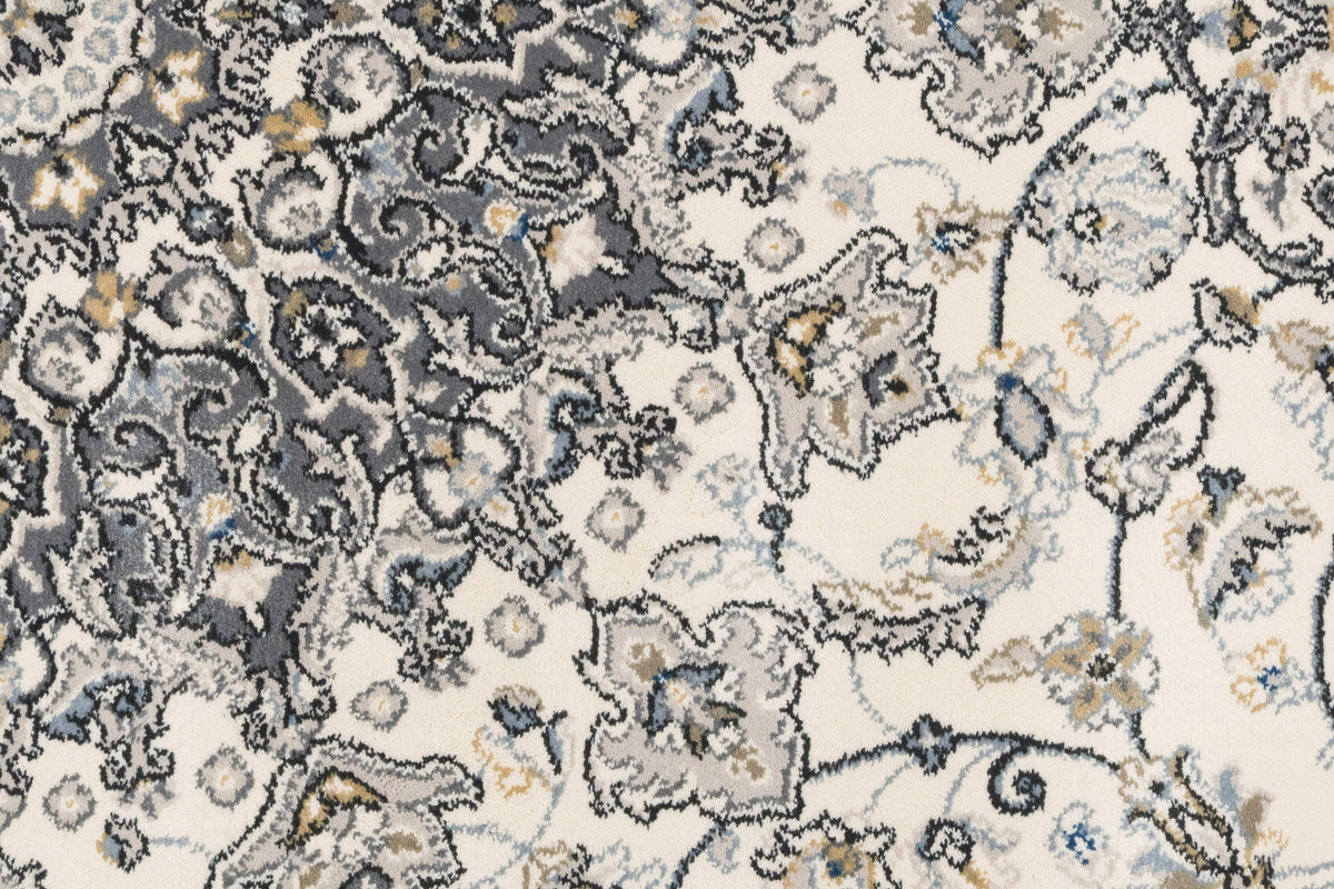 Ancient Garden 57119-6656 Cream/Grey Area Rug