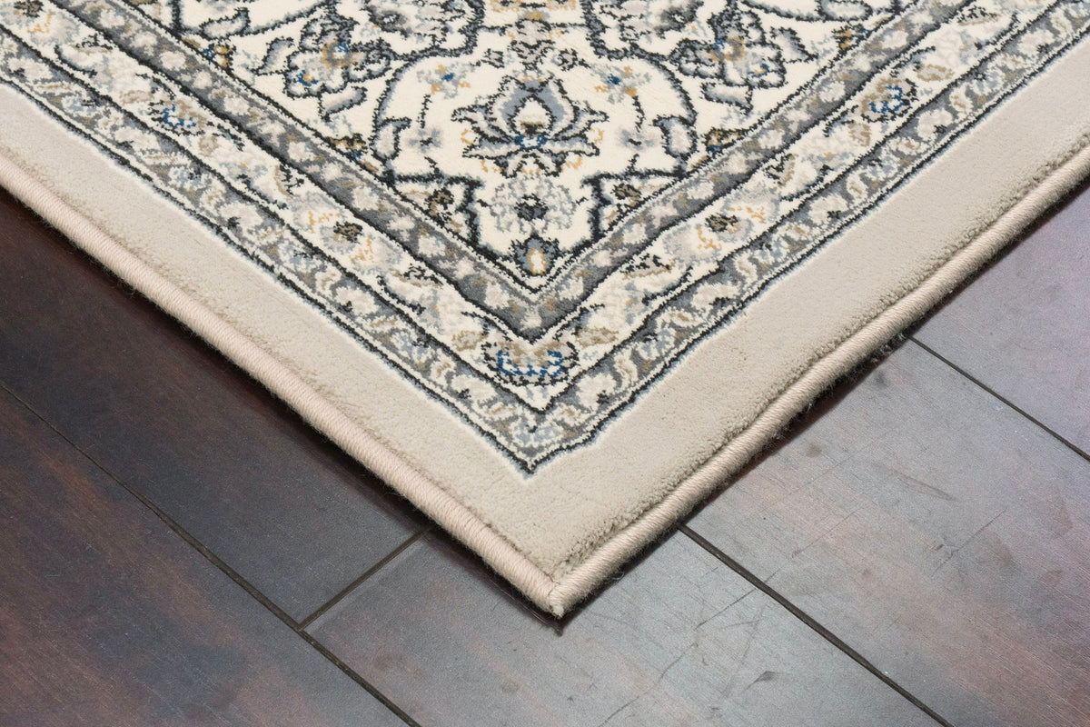 Ancient Garden 57119-9666 Soft Grey/Cream Area Rug