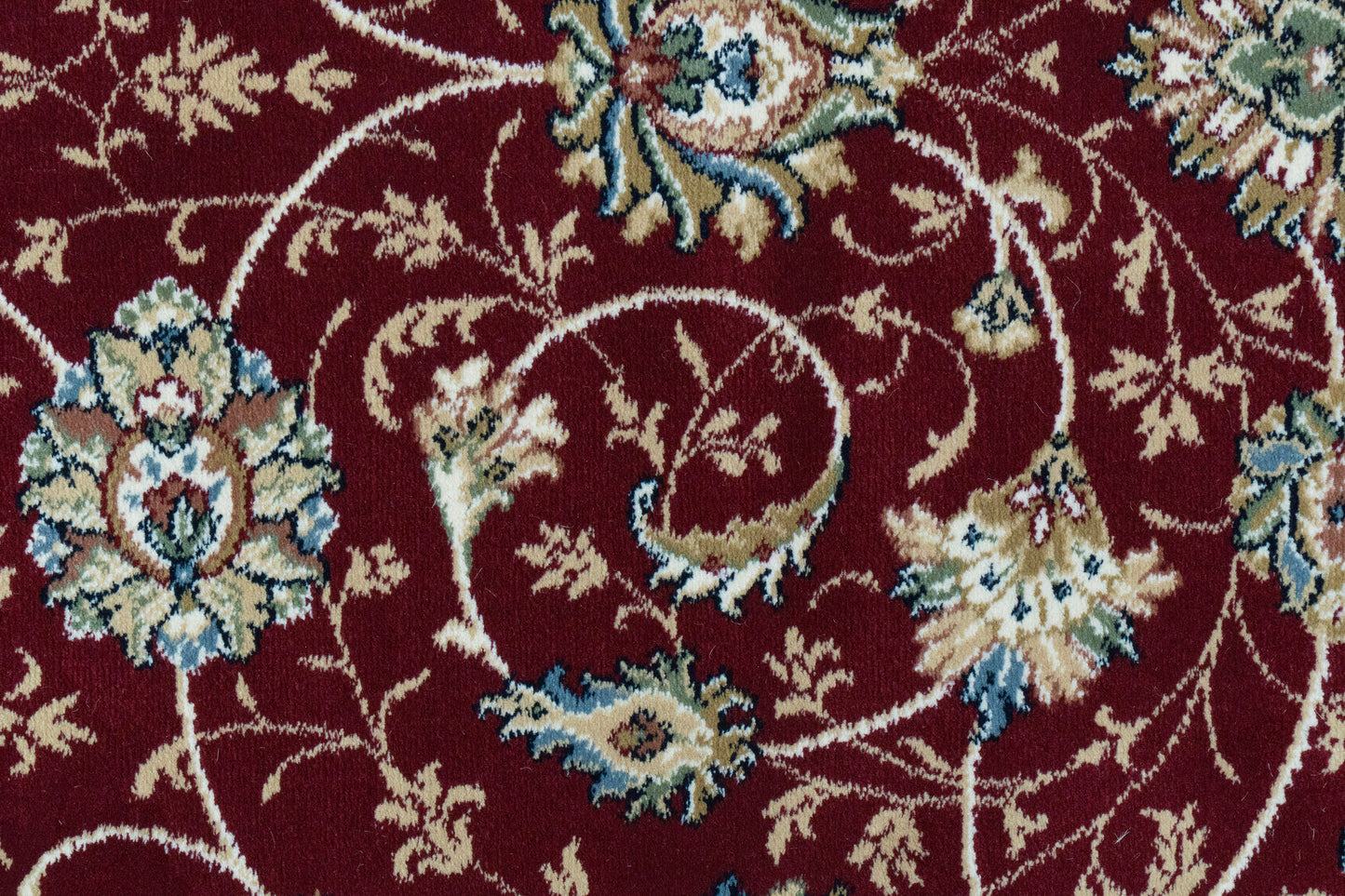 Ancient Garden 57120-1464 Red/Ivory Area Rug