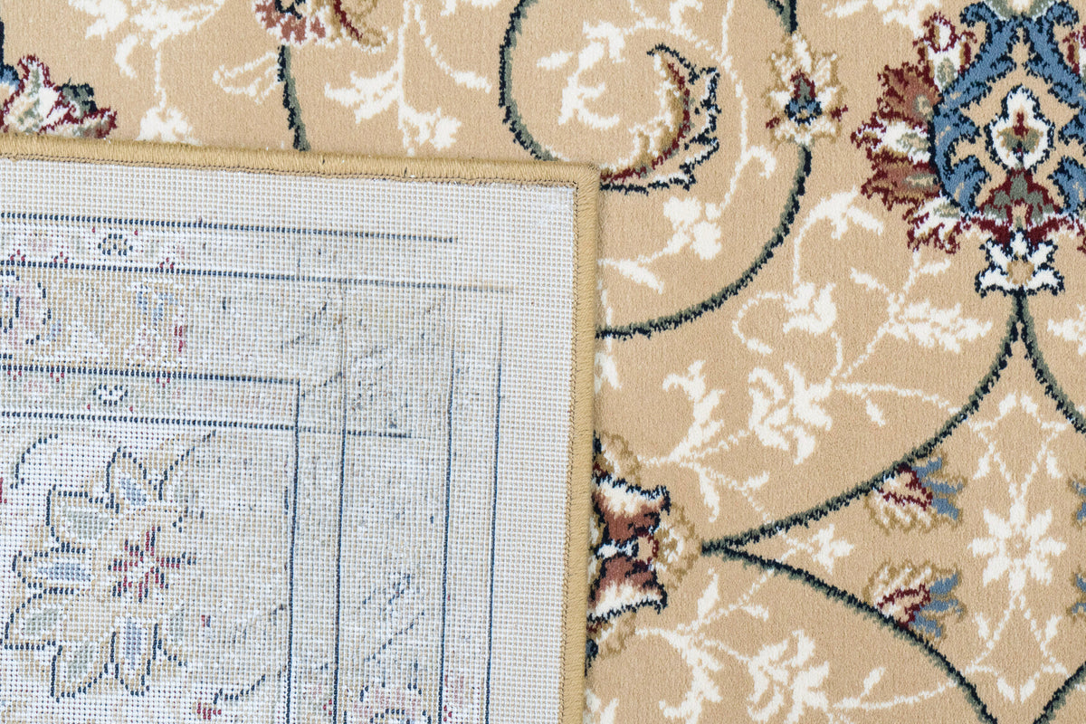 Ancient Garden 57120-2464 Light Gold/Ivory Area Rug