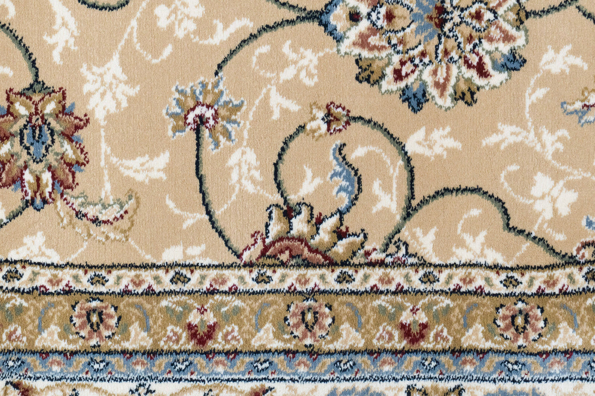 Ancient Garden 57120-2464 Light Gold/Ivory Area Rug