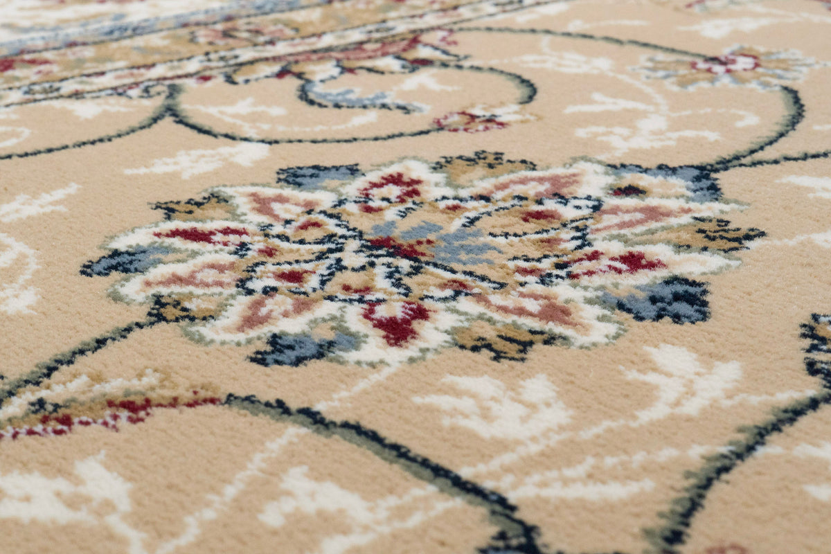 Ancient Garden 57120-2464 Light Gold/Ivory Area Rug