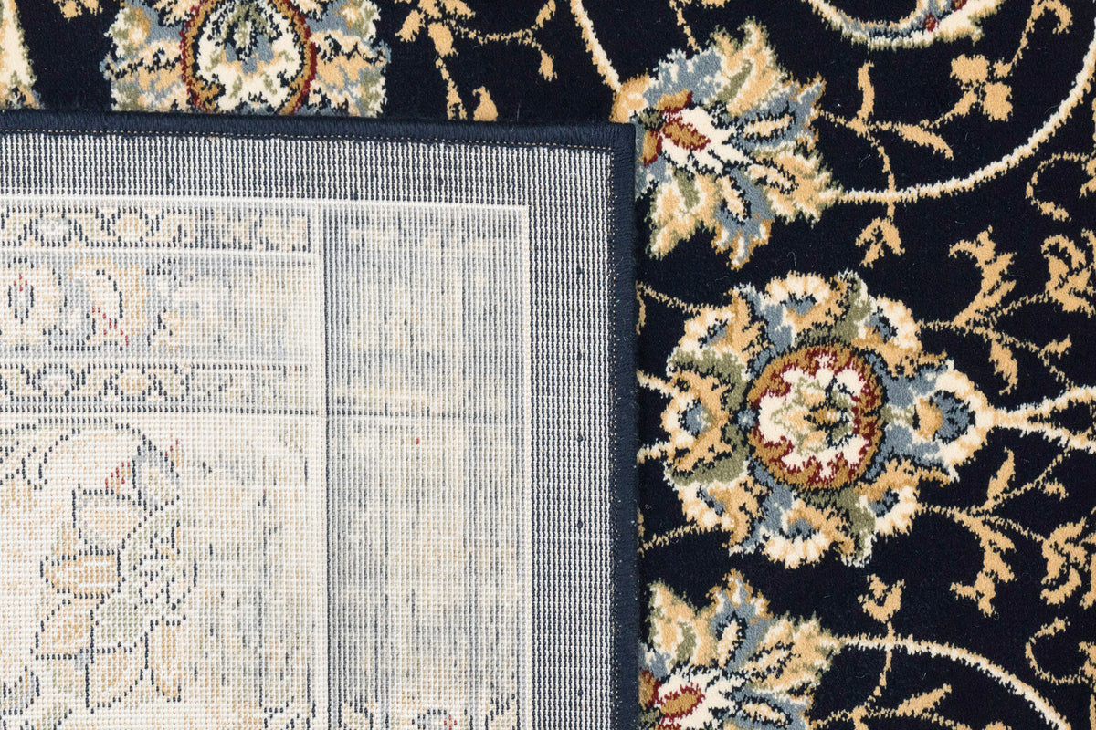 Ancient Garden 57120-3464 Blue/Ivory Area Rug