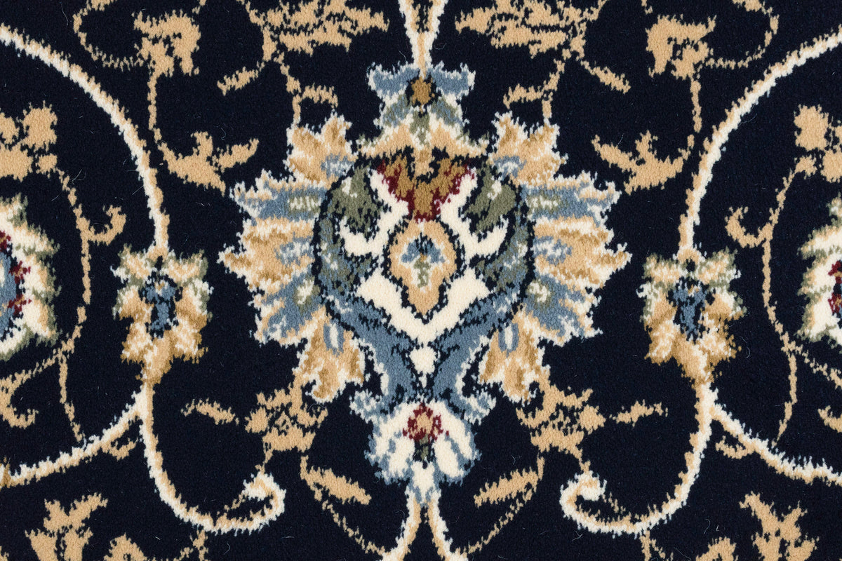 Ancient Garden 57120-3464 Blue/Ivory Area Rug