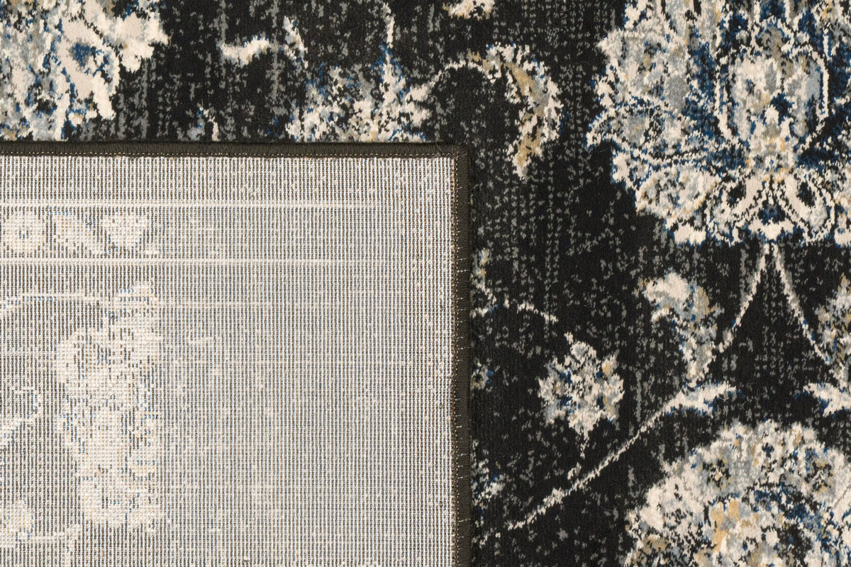 Ancient Garden 57126-3636 Charcoal/Silver Area Rug