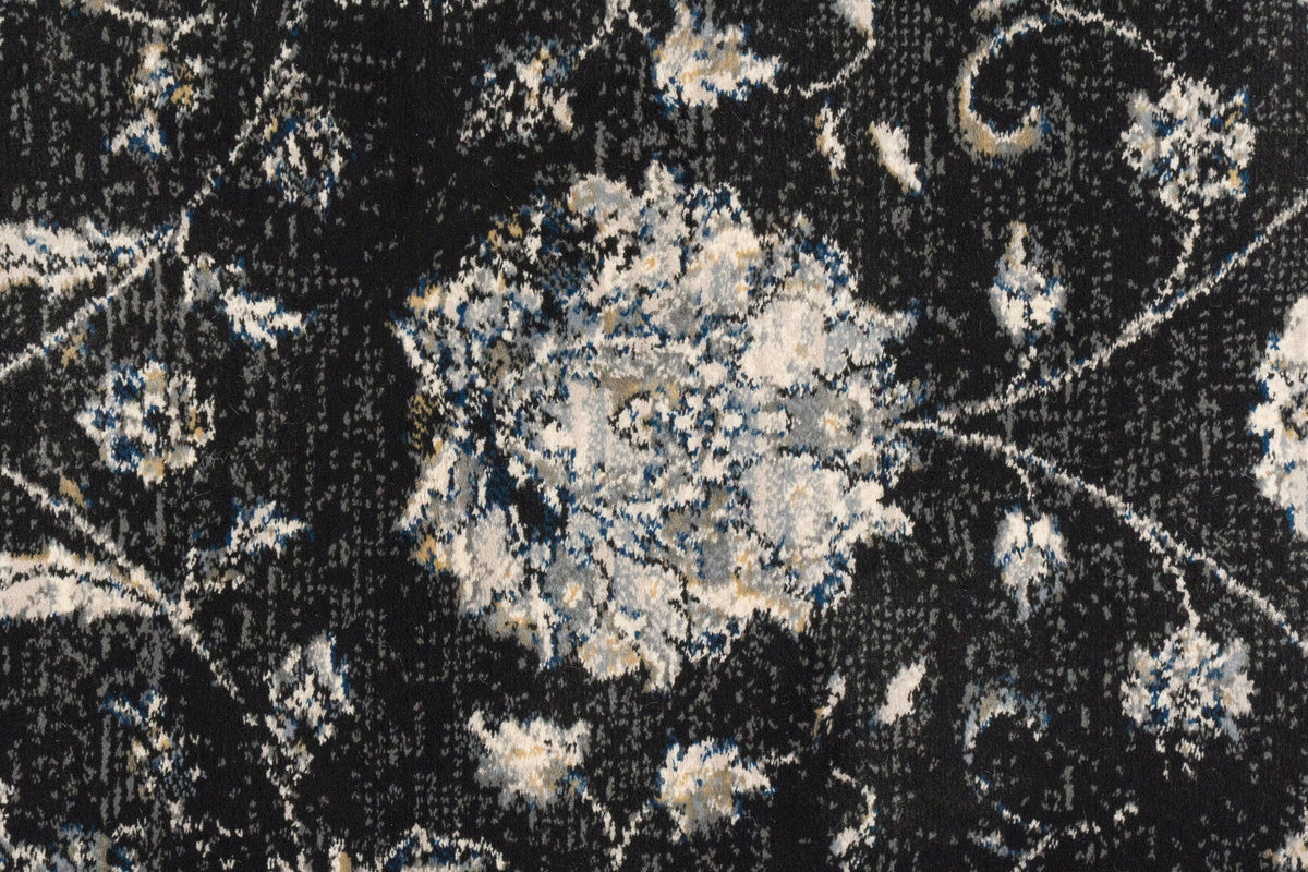 Ancient Garden 57126-3636 Charcoal/Silver Area Rug