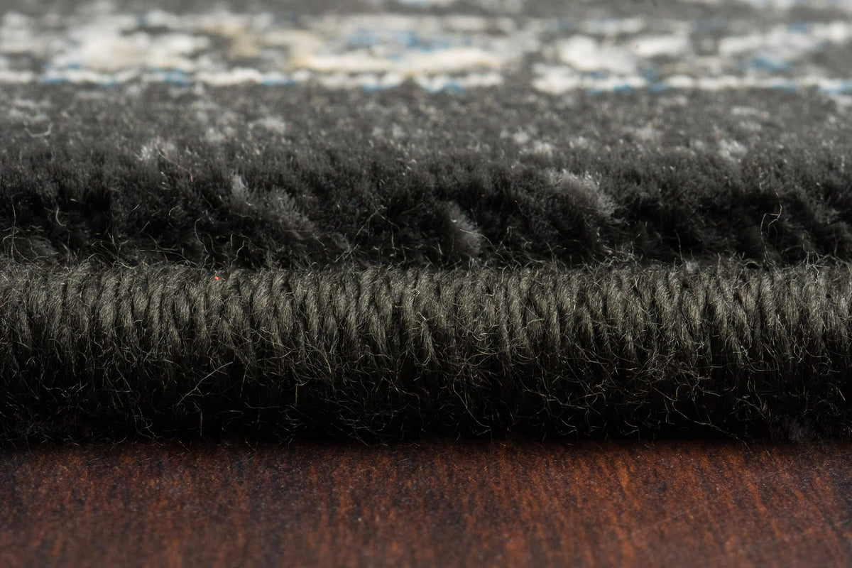 Ancient Garden 57126-3636 Charcoal/Silver Area Rug