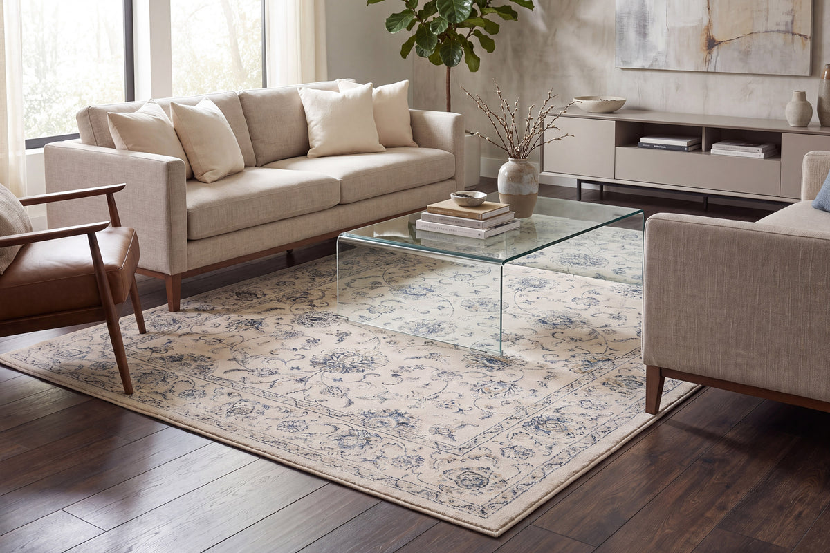 Ancient Garden 57126-6666 Cream Area Rug