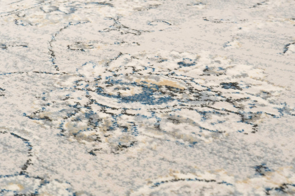 Ancient Garden 57126-9696 Silver/Grey Area Rug