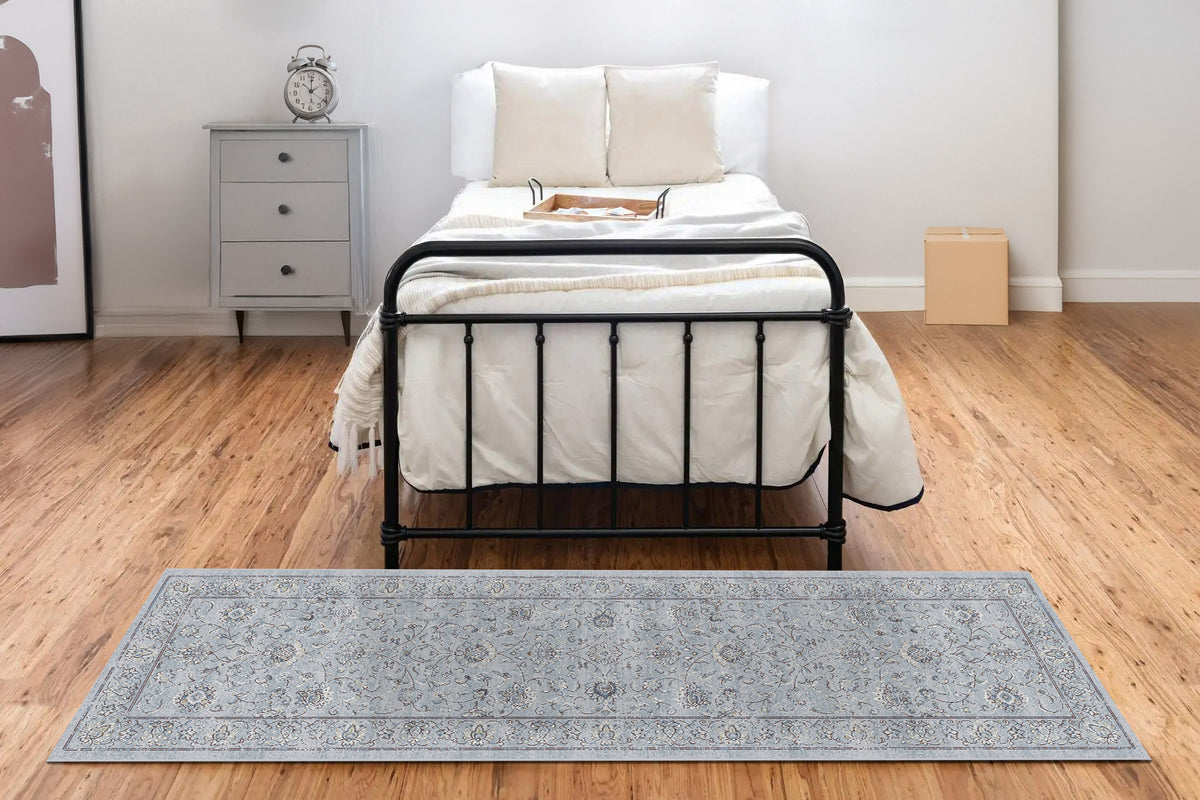 Ancient Garden 57126-9696 Silver/Grey Area Rug