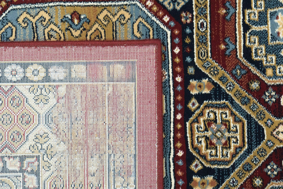 Ancient Garden 57147-1454 Red Area Rug