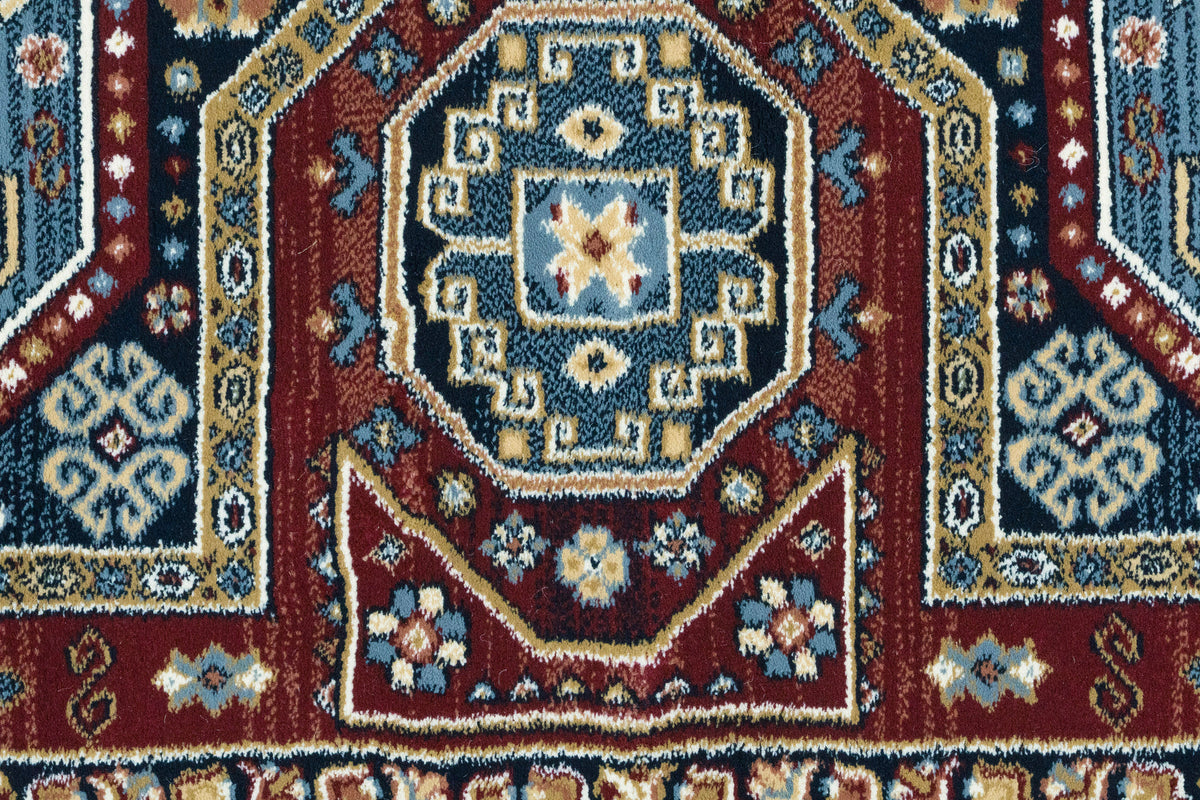 Ancient Garden 57147-1454 Red Area Rug