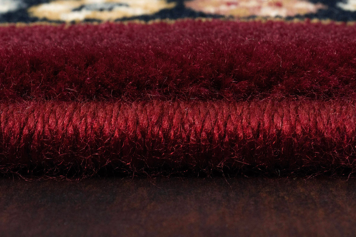 Ancient Garden 57147-1454 Red Area Rug