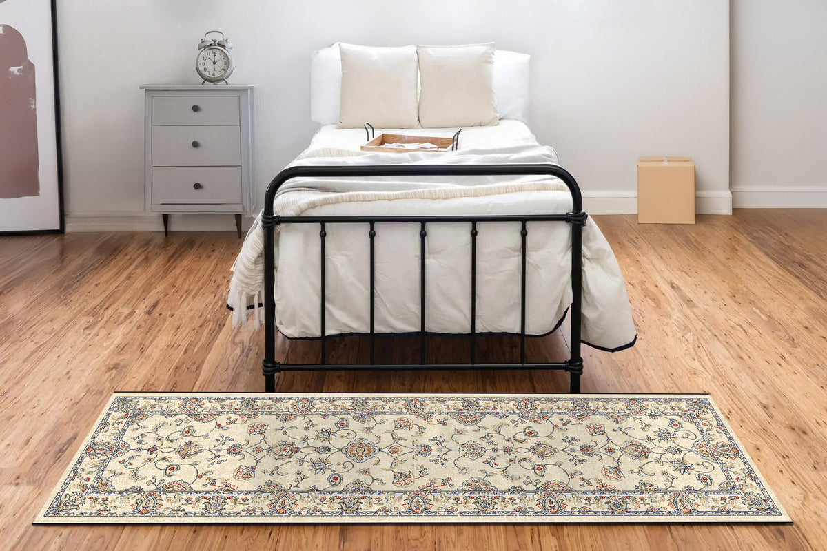 Ancient Garden 57159-6464 Ivory Area Rug