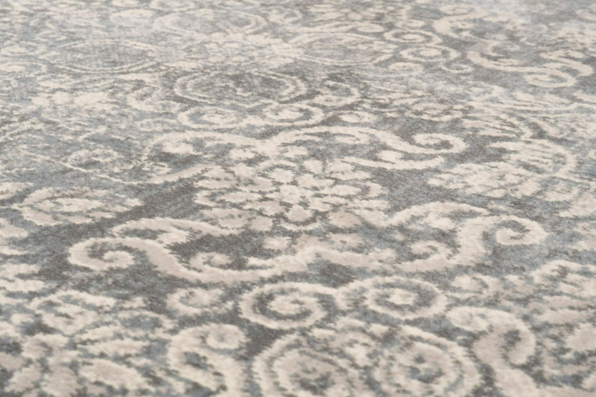 Ancient Garden 57162-4666 Light Blue Area Rug