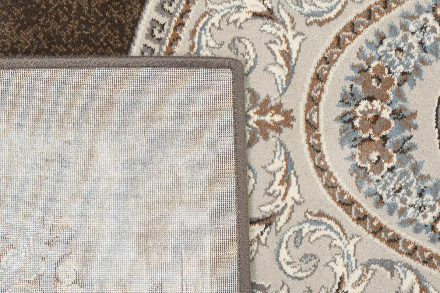 Ancient Garden 57226-3295 Brown/Cream Area Rug
