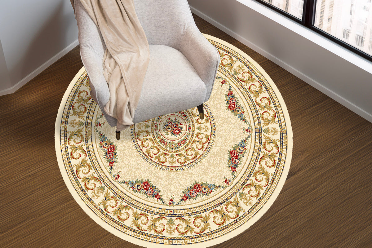 Ancient Garden 57226-6464 Ivory Area Rug