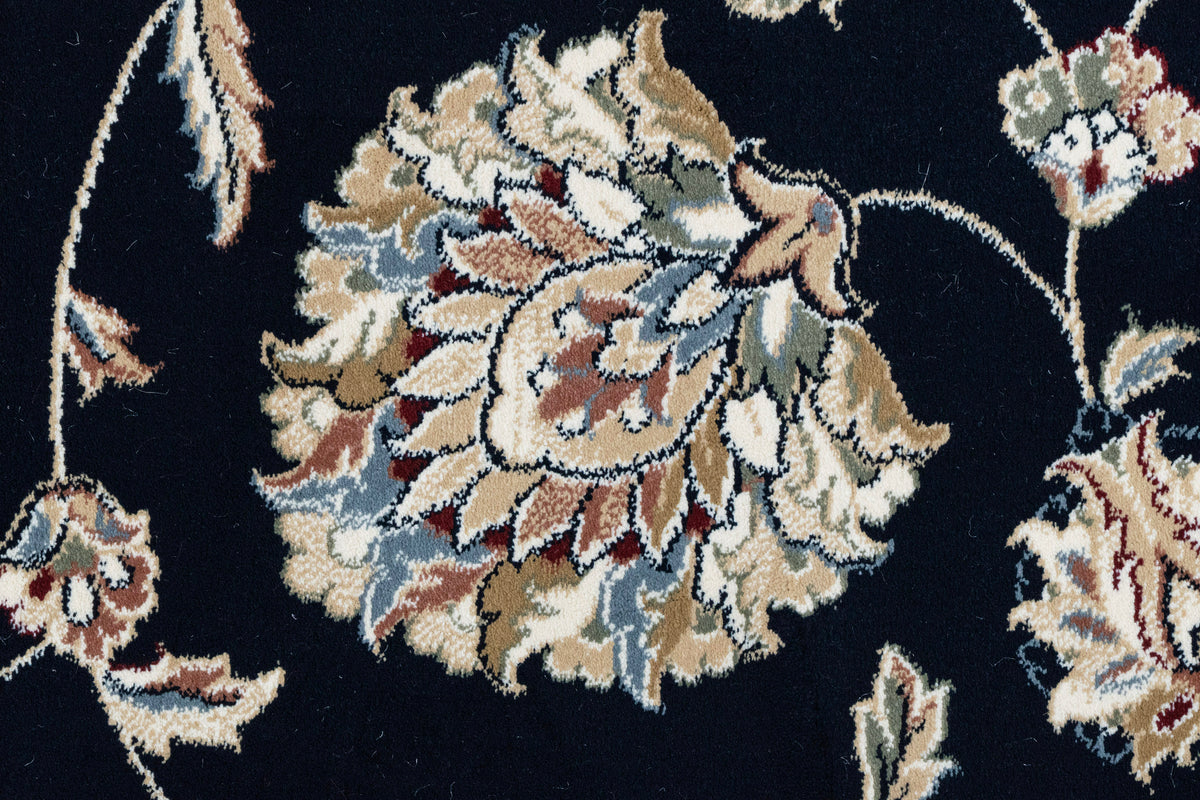 Ancient Garden 57365-3464 Blue/Ivory Area Rug