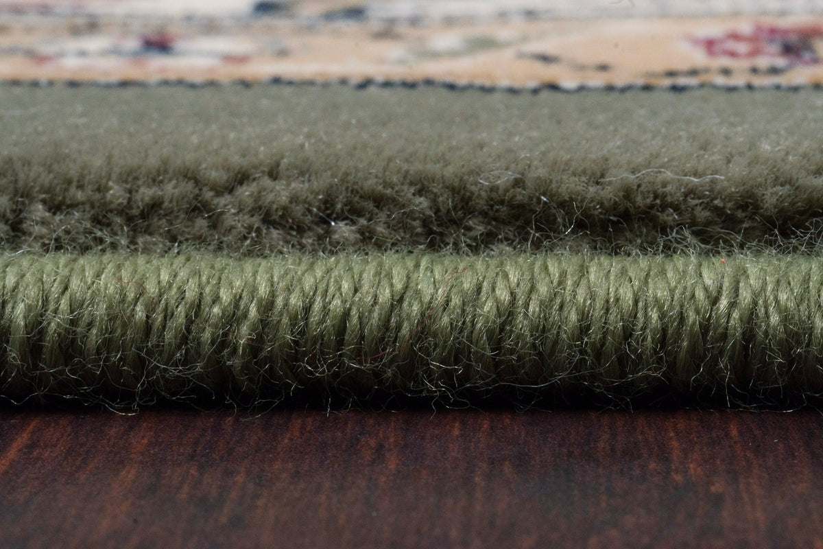 Ancient Garden 57365-4464 Green/Ivory Area Rug