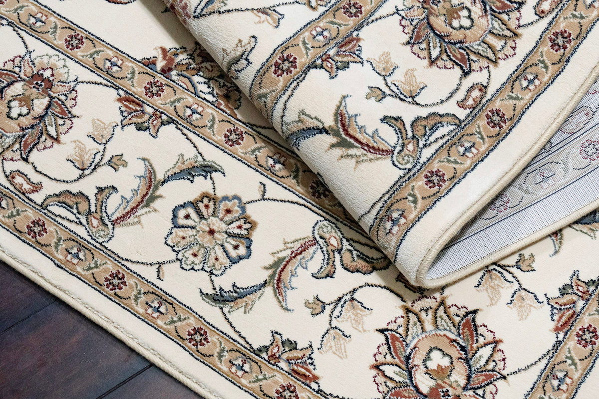 Ancient Garden 57365-6464 Ivory Area Rug