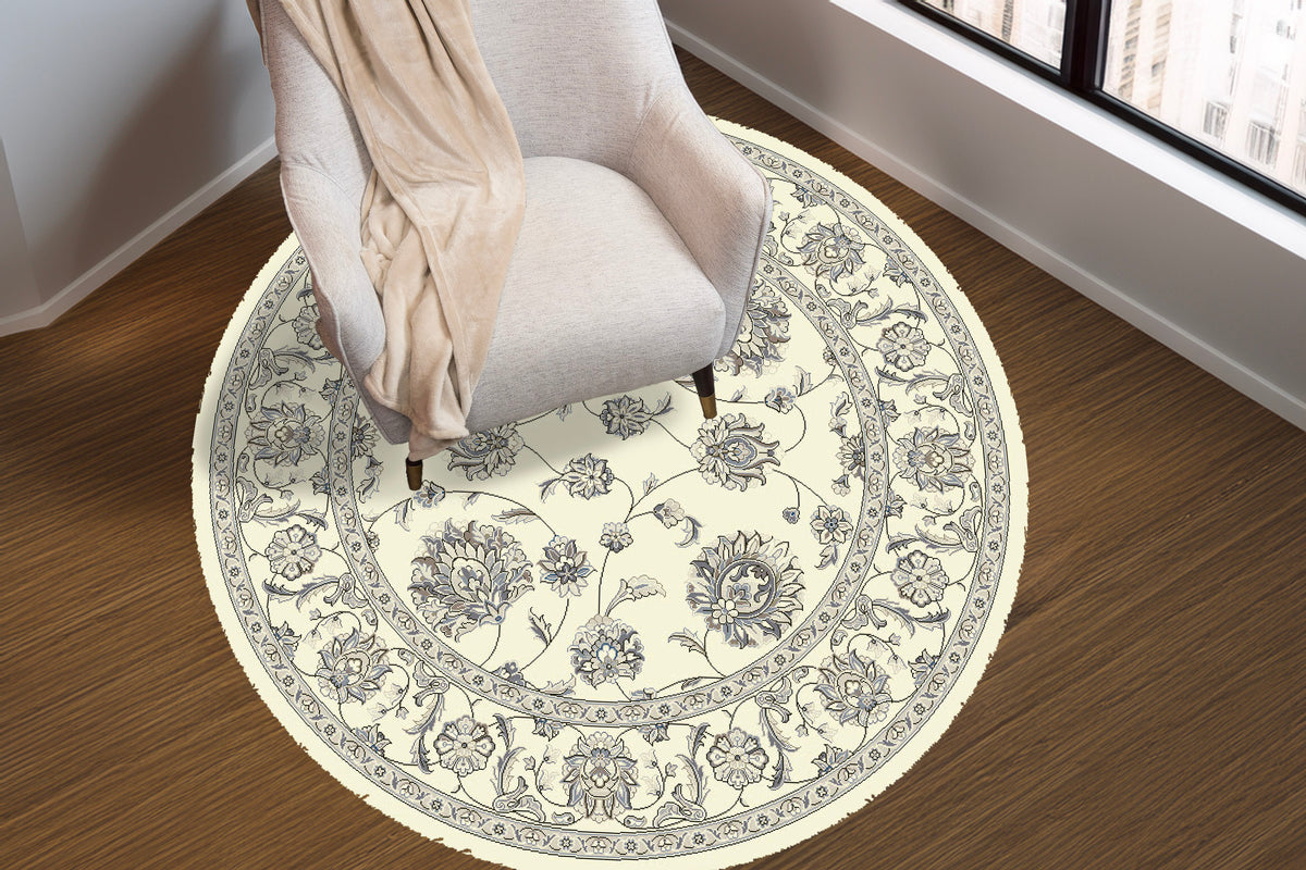 Ancient Garden 57365-6666 Cream Area Rug