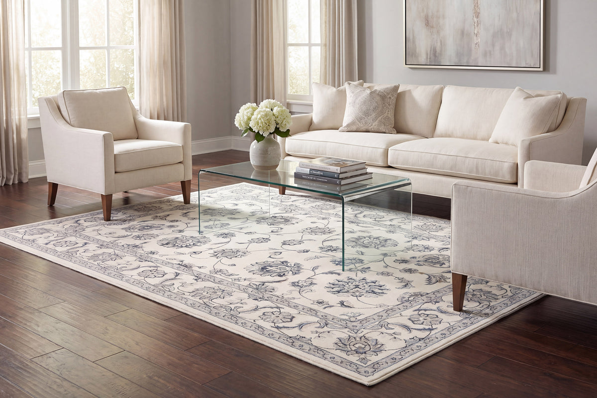 Ancient Garden 57365-6666 Cream Area Rug