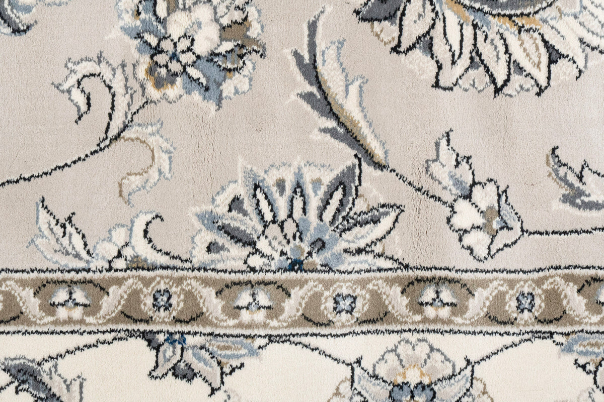 Ancient Garden 57365-9666 Grey/Cream Area Rug