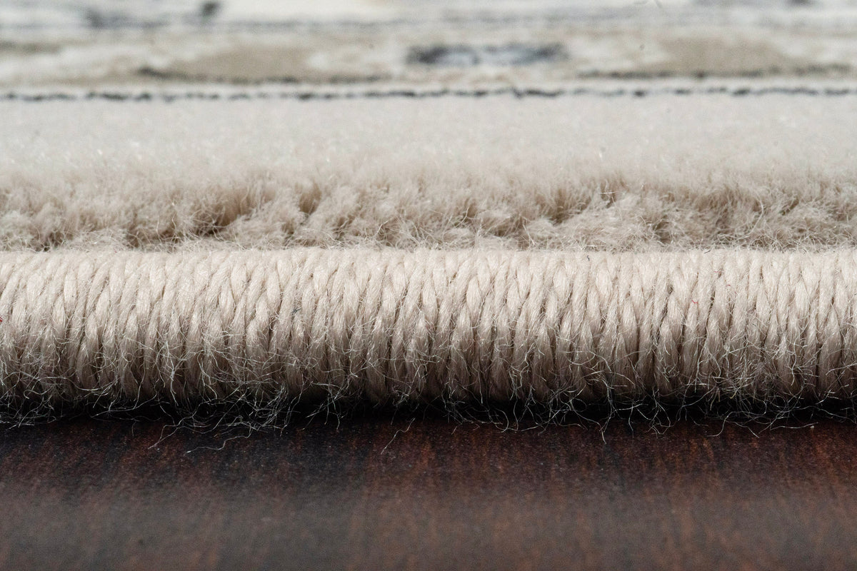 Ancient Garden 57365-9666 Grey/Cream Area Rug