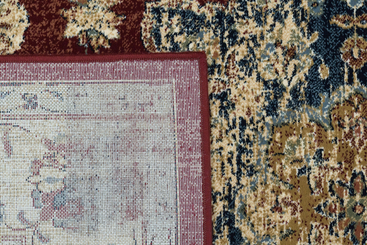 Ancient Garden 57559-1464 Red/Ivory Area Rug
