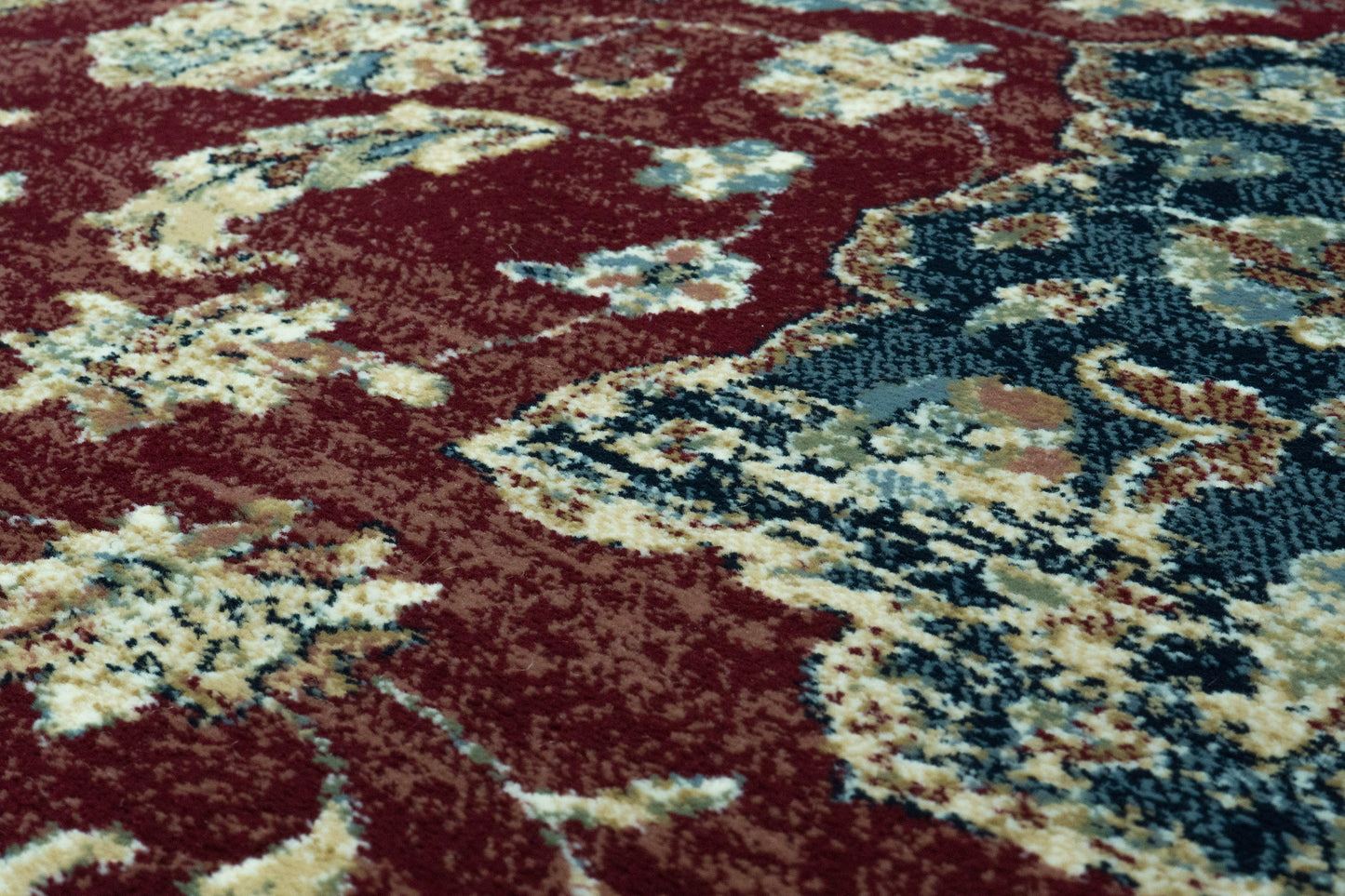 Ancient Garden 57559-1464 Red/Ivory Area Rug