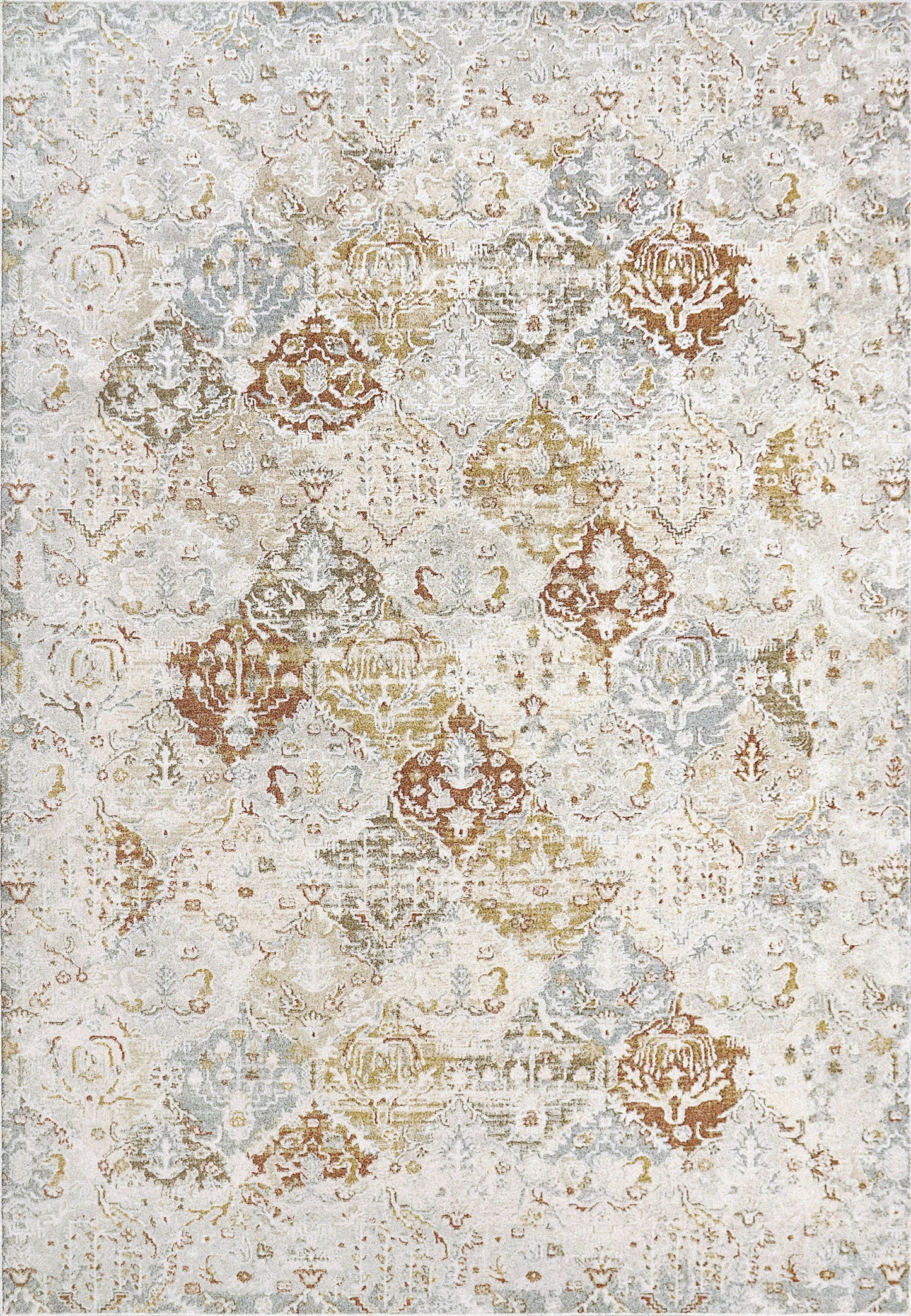 Annalise 7602-899 Beige/Multi Area Rug