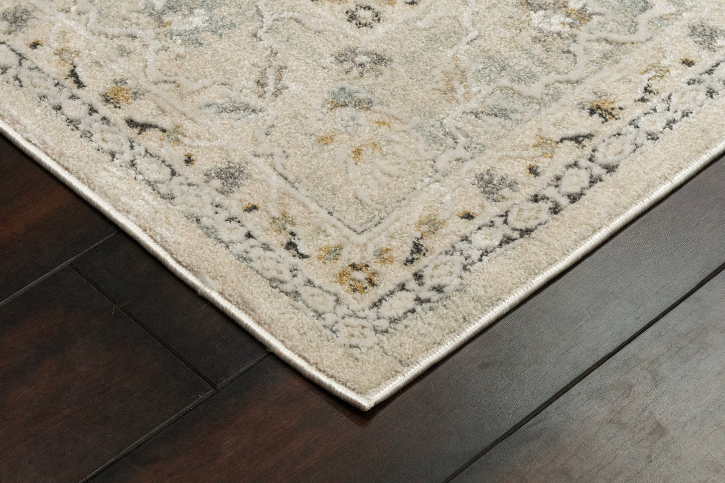Annalise 7605-105 Cream/Blue Area Rug