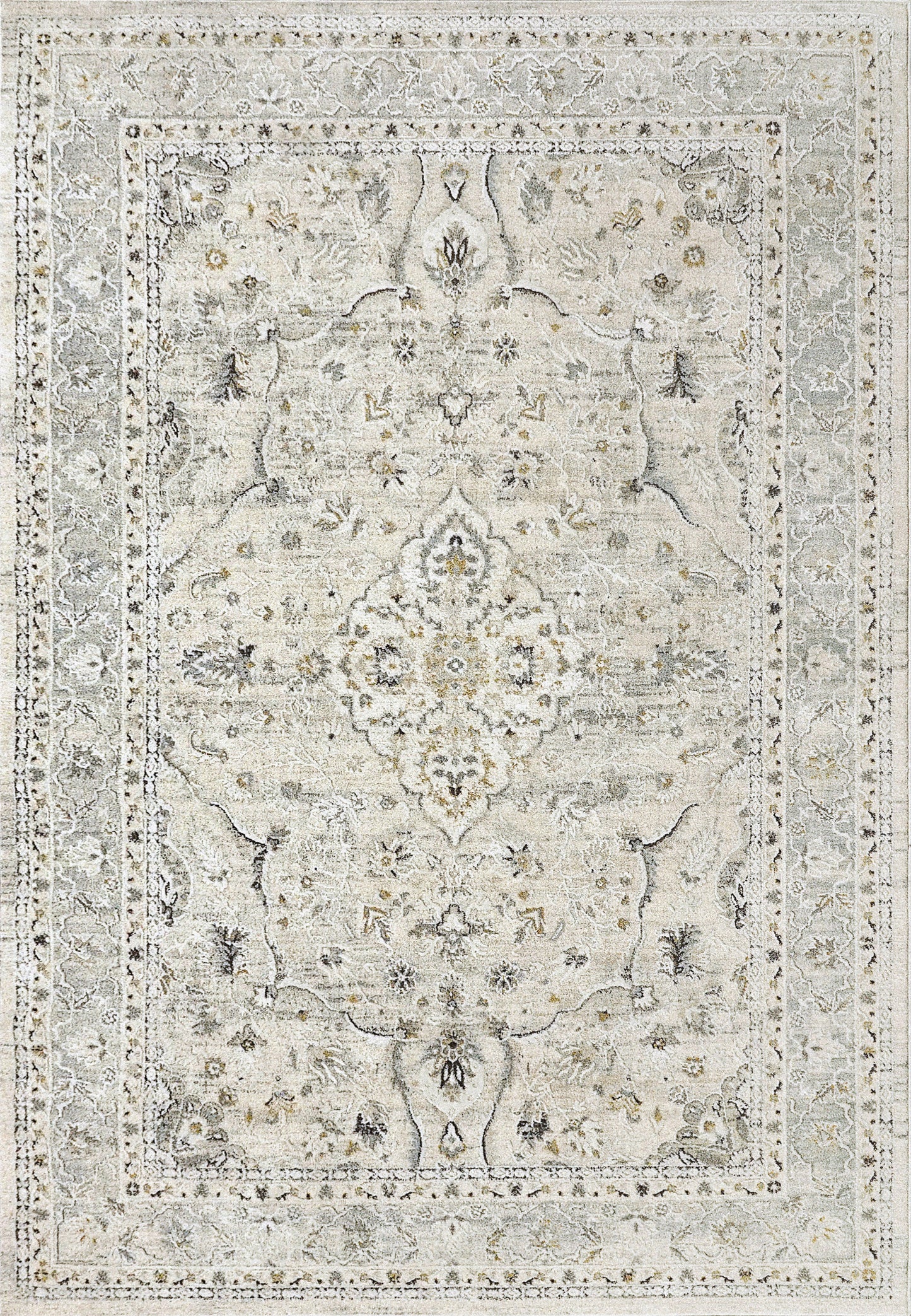 Annalise 7605-105 Cream/Blue Area Rug