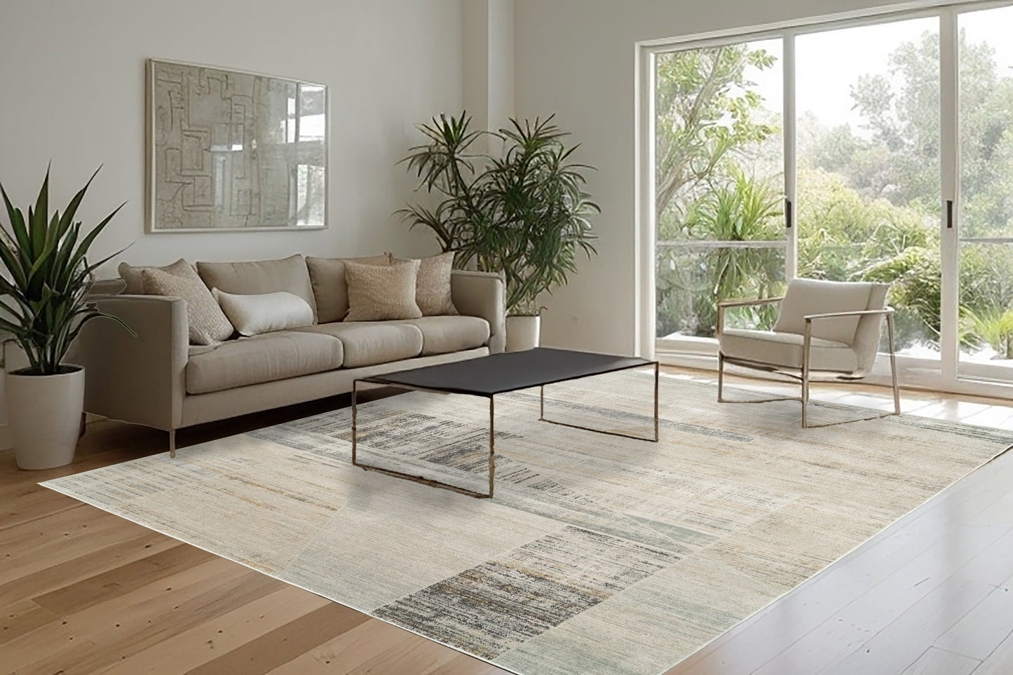 Annalise 7606-899 Beige/Grey/Multi Area Rug