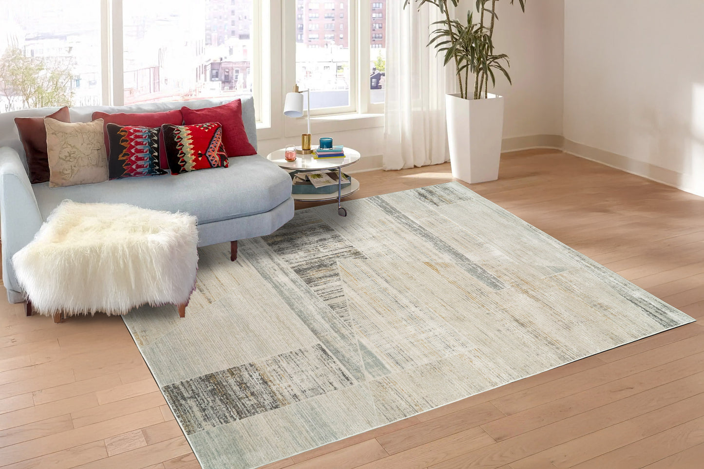 Annalise 7606-899 Beige/Grey/Multi Area Rug